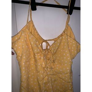 Mini yellow dress